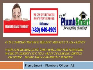 Plumber Gilbert AZ