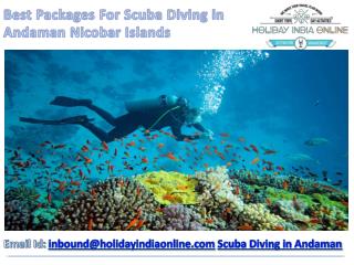 Best Packages For Andaman Scuba Diving in India