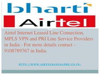 Airtel Corporate Business Solutions in Bidar : 9108789767