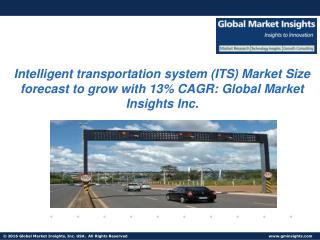 Intelligent Transportation System Market size forecast to grow with 13% CAGR to surpass 13% USD 47.6 billion by 2022