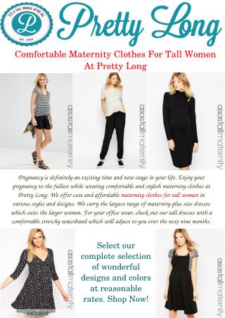 Maternity Clothes for Tall Women