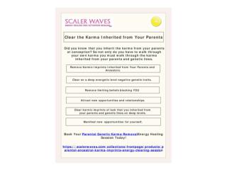 Parental genetic karma removal