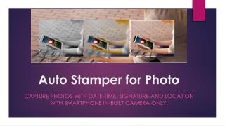Auto stamper PPT