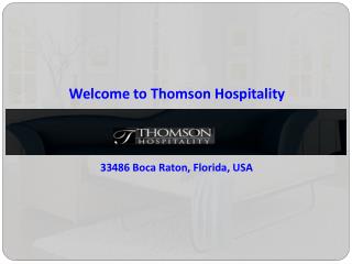Custom Contemporary Furniture in Florida | Thomson Hospitality
