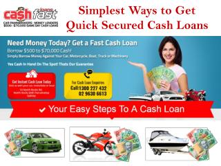 Easy, Effective & Authentic way to Get Bad Credit Cash Loans