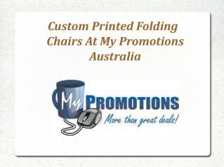 Promotional Folding Chairs at My Promotions Australia