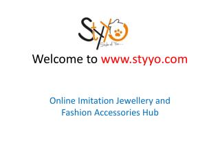 Desiger imitation handmade jewellery online for women at styyo