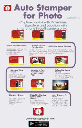Auto Stamper for Photo Infographic