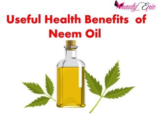 Health Benefits of Neem Oil