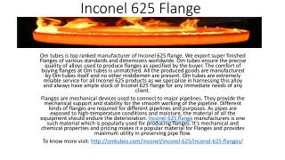 Inconel 625 Flange