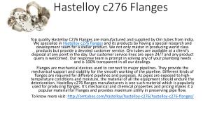 Hastelloy c276 Flanges