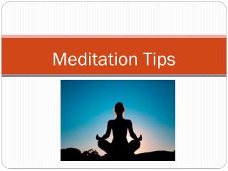 Benefits of Meditation