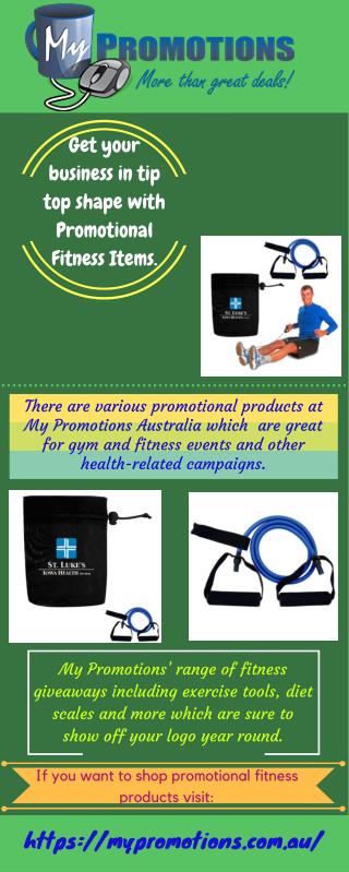 Promotional Fitness Items | My Promotions Australia