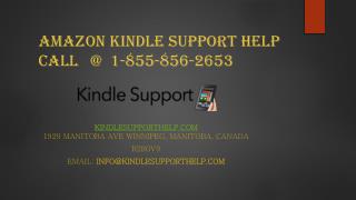 Amazon Kindle Support help Call @ 1-855-856-2653