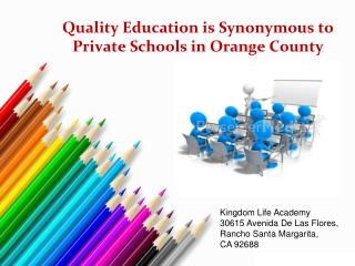 Best private school in Orange County