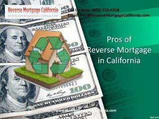 Reverse Mortgage California Pros