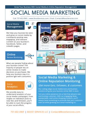 Social Media Marketing and Management