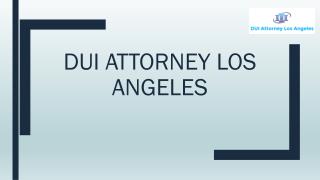 Professional Los Angeles DUI lawyer