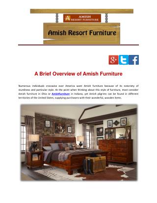 A Brief Overview of Amish Furniture