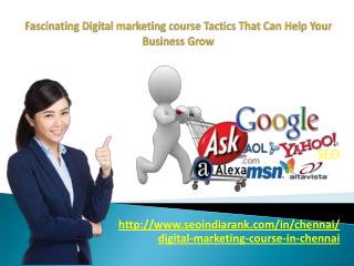 Fascinating Digital marketing course Tactics That Can Help Your Business Grow