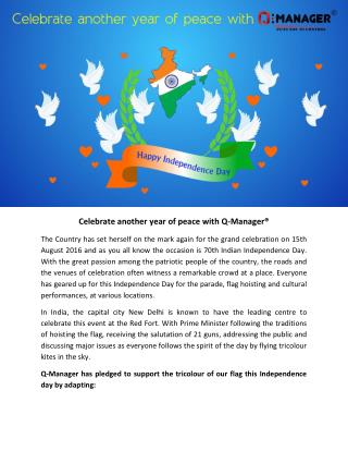 Celebrate another year of peace with Q-Manager®