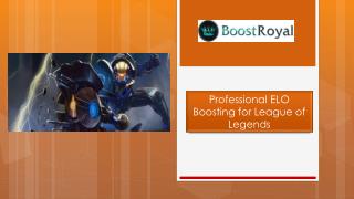 Professional ELO Boosting for League of Legends