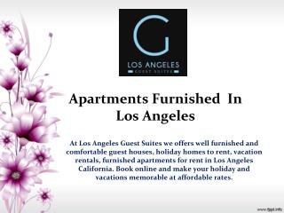 Apartments Furnished  In Los Angeles