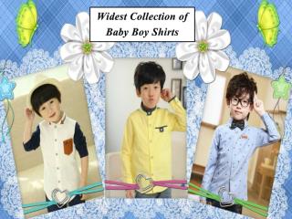 Stylish Toddler Boy Birthday Shirts Online in India