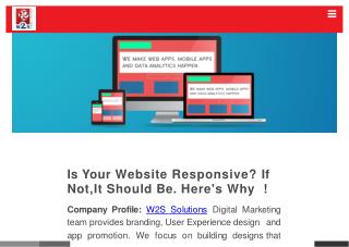 Importance of responsive website designing