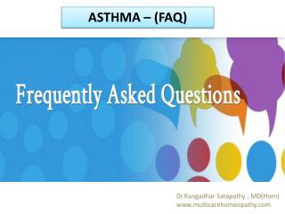 Homeopathy for child asthma