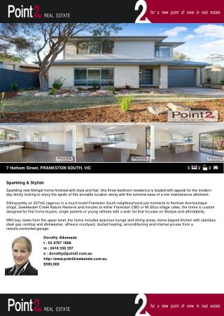 7 Hotham Street house for Sale in Frankston South