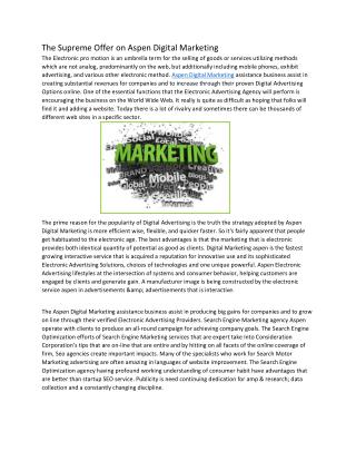 all about seo aspen