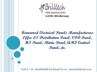 Electrical Panel Manufacturers Delhi