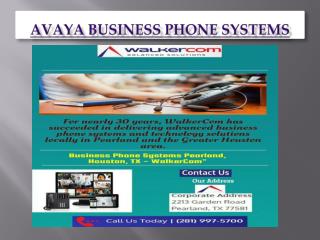 Avaya business phone systems