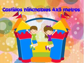 Castillos hinchables 4x5 metros