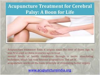 Acupuncture Clinics Treatment