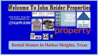 Rental Homes In Harker Heights, Texas