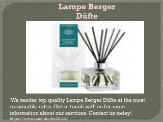 Lampe Berger Düfte