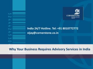 Why Your Business Requires Advisory Services in India?