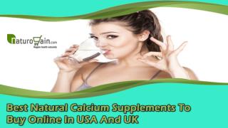 Best Natural Calcium Supplements To Buy Online In USA And UK