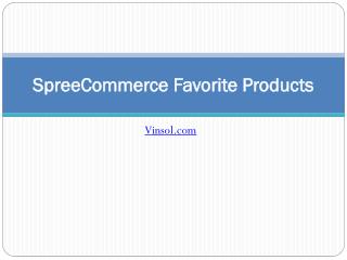 SpreeCommerce Favorite Products