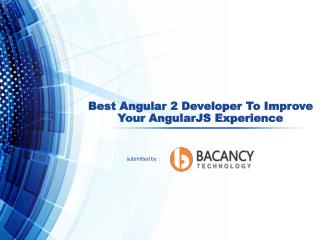 An Ultimate Angular 2 Developer To Improve Your AngularJS Experience