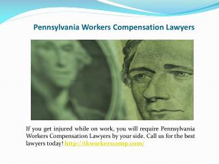 Workers Compensation Settlement Pennsylvania