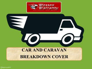 CAR AND CARAVAN BREAKDOWN COVER