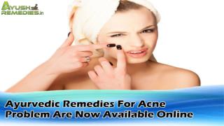 Ayurvedic Remedies For Acne Problem Are Now Available Online