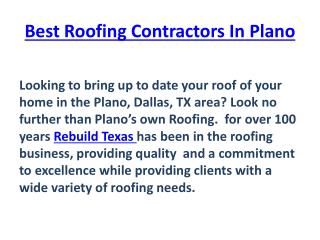 Commercial Roof Systems