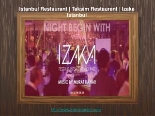 Istanbul restaurant | Taksim restaurant