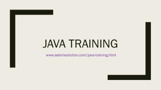 Java Training