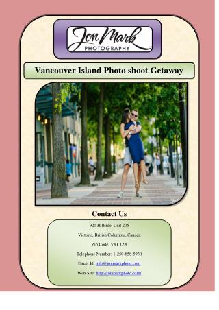 Vancouver Island Photo shoot Getaway