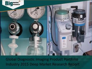 Diagnostic Imaging Product Portfolio Industry Analysis, Strategies & Growth